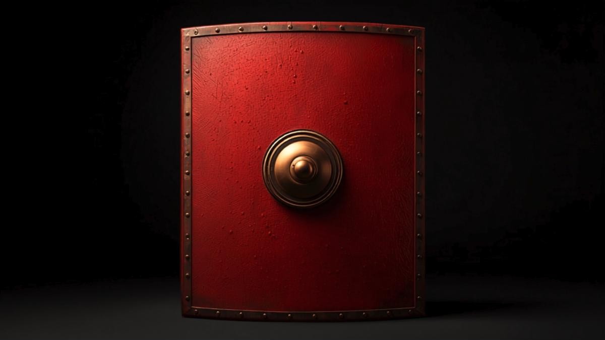 The scutum, the Roman body shield